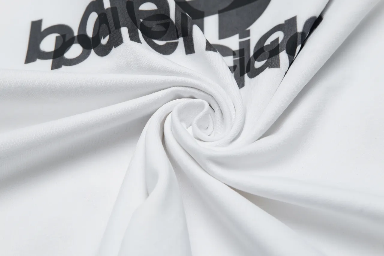 Balenciaga 💰P105 Authentic 32s 240g +Sizes ＋ Logo :White Size：Xs-L
